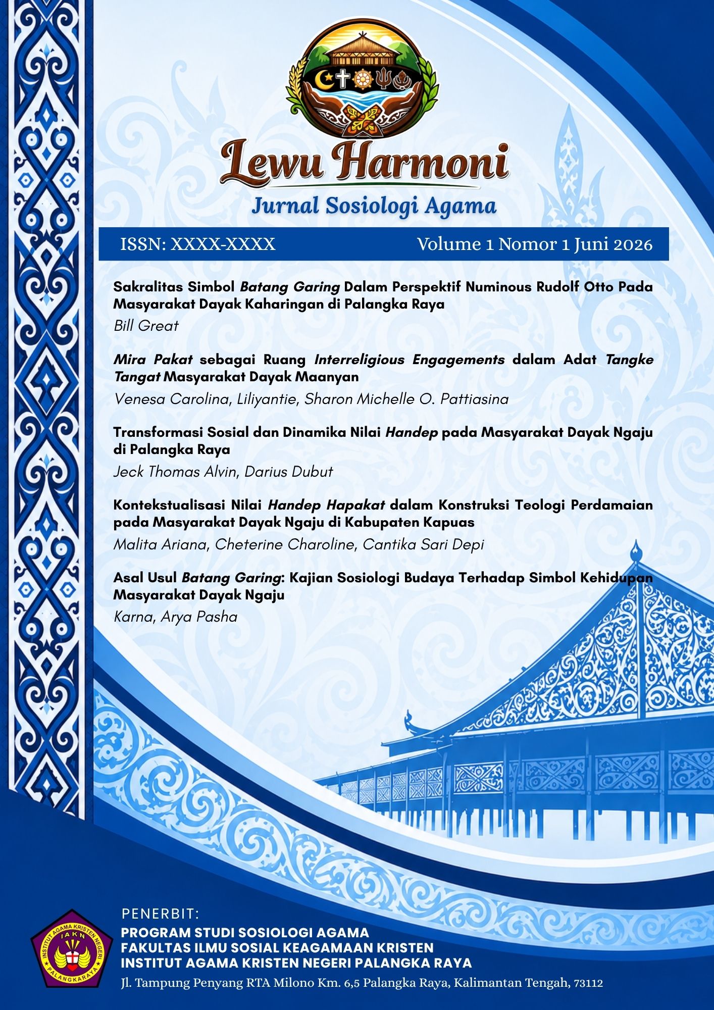 					View Vol. 1 No. 1 (2026): JLH: Juni
				