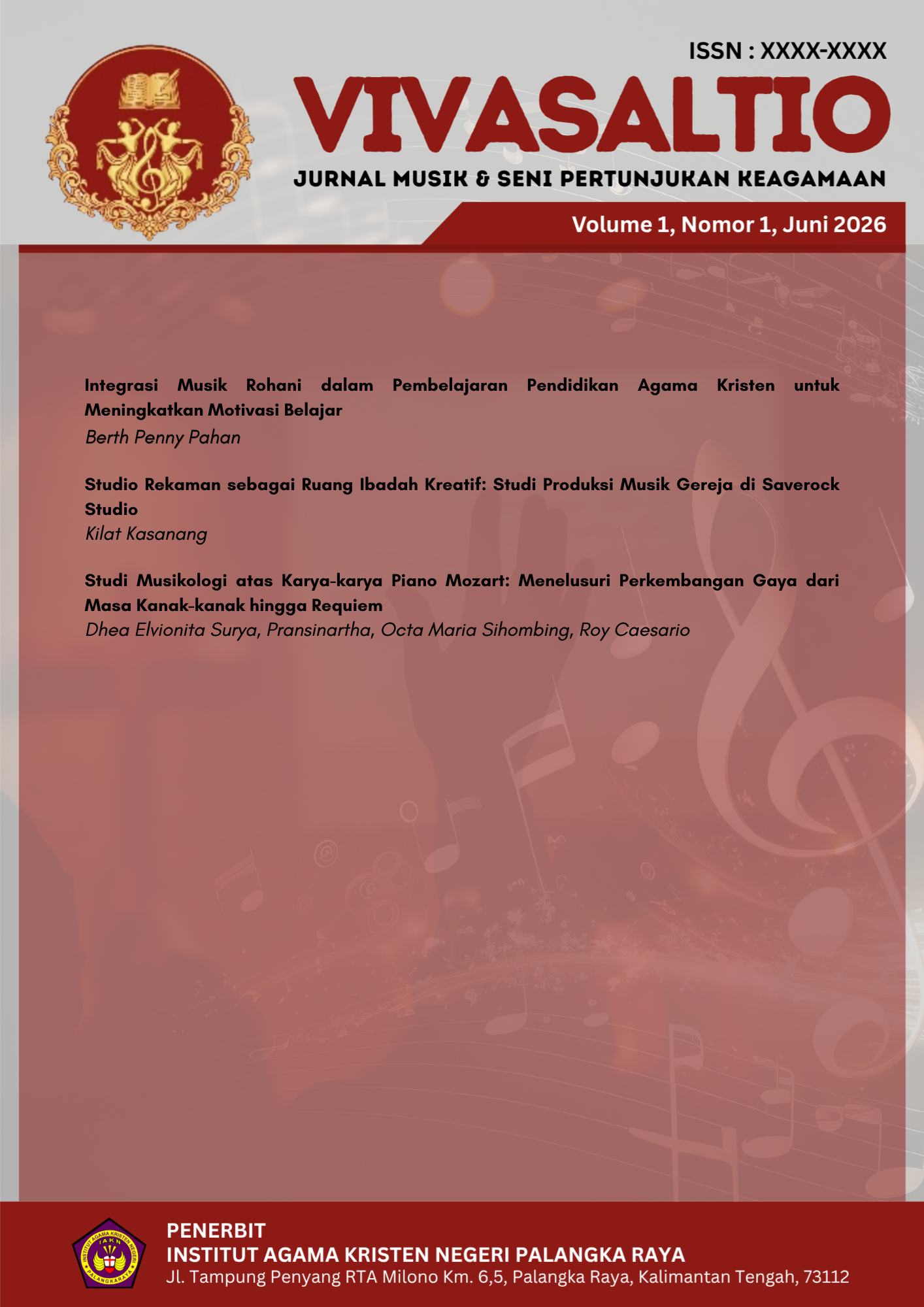 					View Vol. 1 No. 1 (2026): VIVASALTIO
				