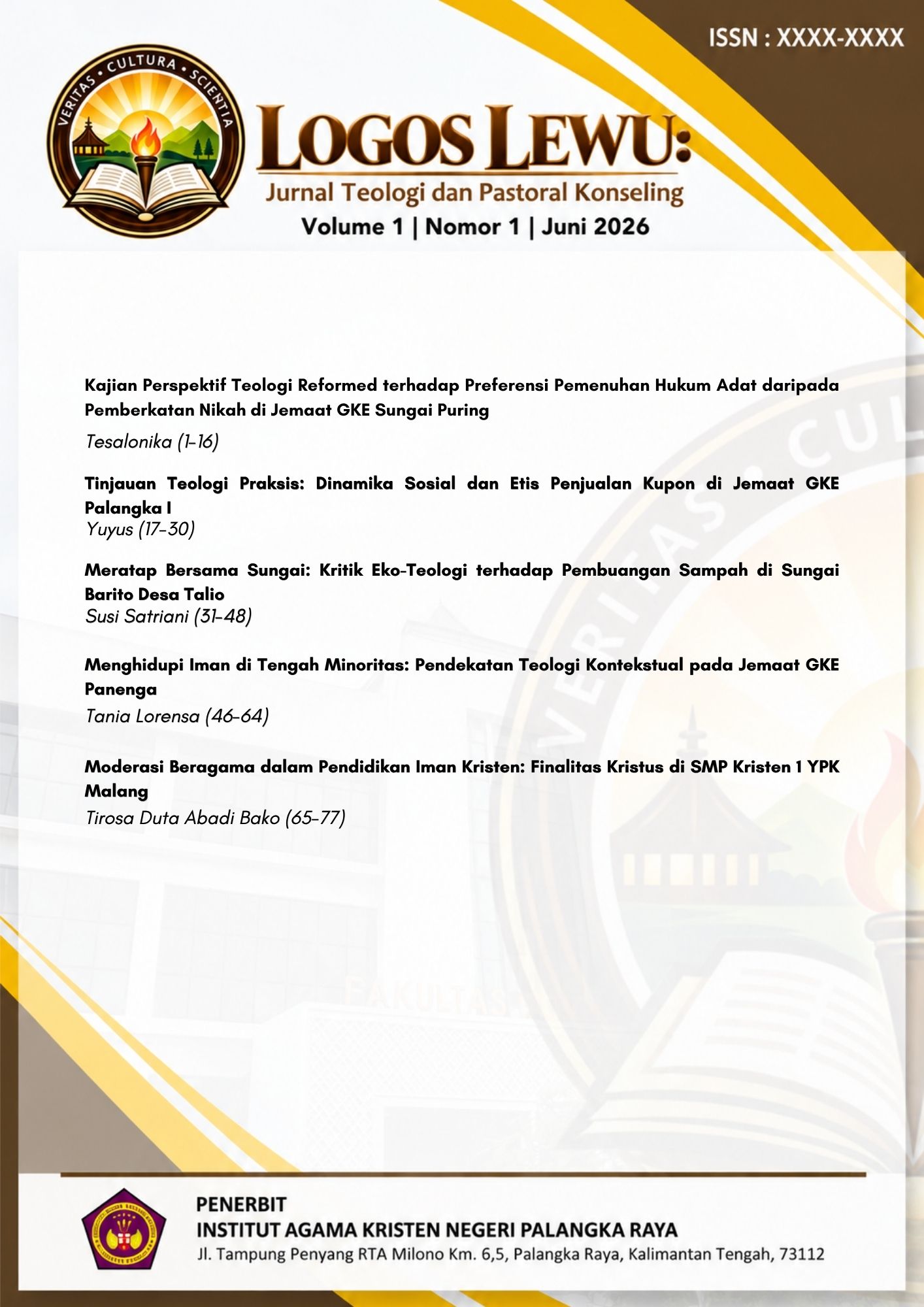 					View Vol. 1 No. 1 (2026): LLJTPK: JUNI
				