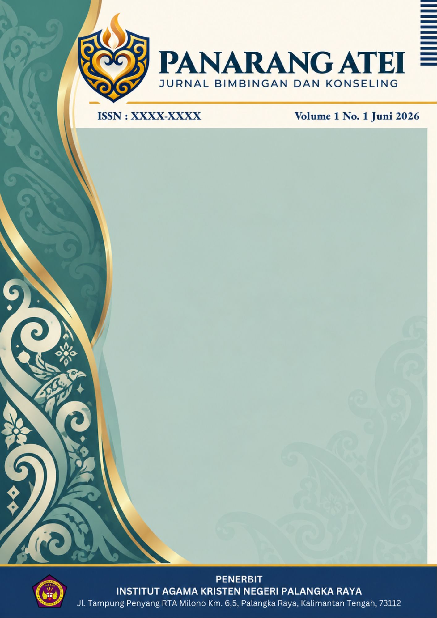 Sampul Panarang Atei: Jurnal Bimbingan dan Konseling